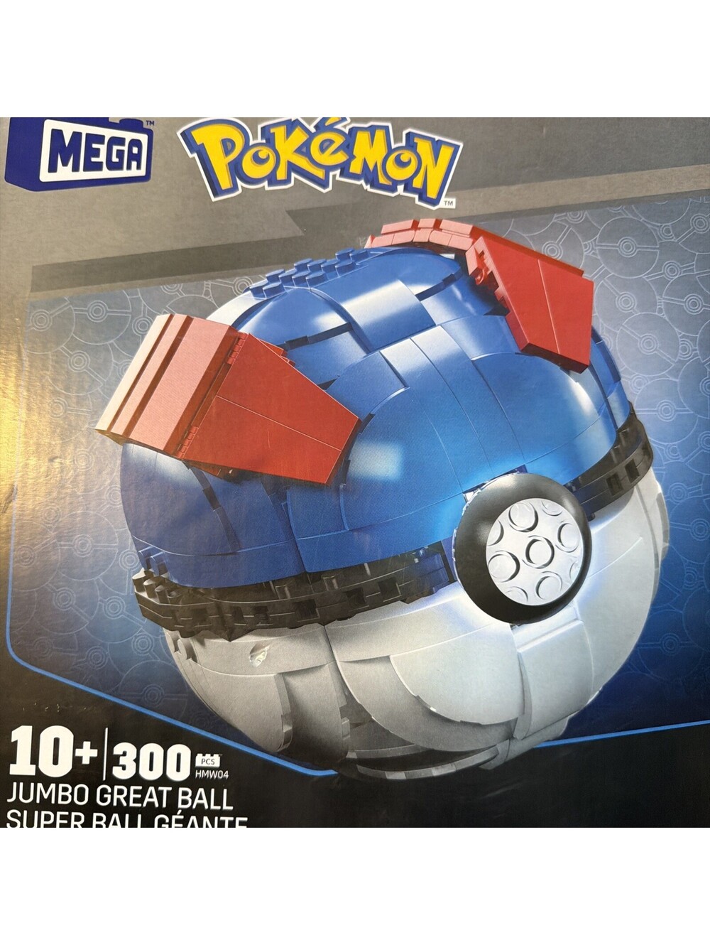 NEW Mega Construx Large Great ball Pokemon Mega Bloks Free Shipping Open Box